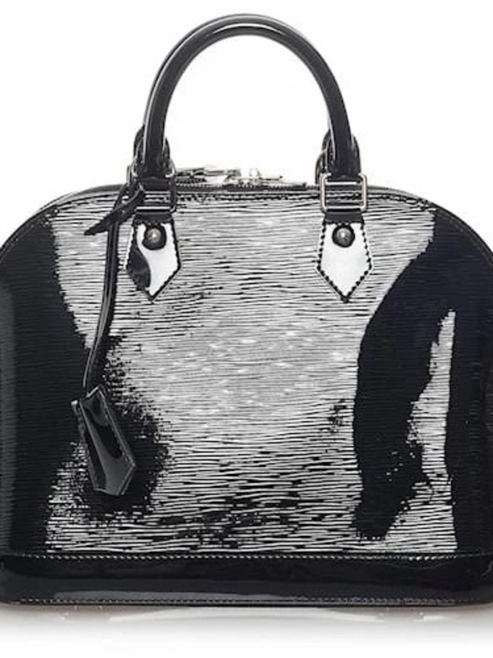 Louis Vuitton Electric Epi Black Patent Alma PM